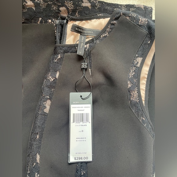 BCBGMaxAzria Black Mini Dress - Picture 2 of 2